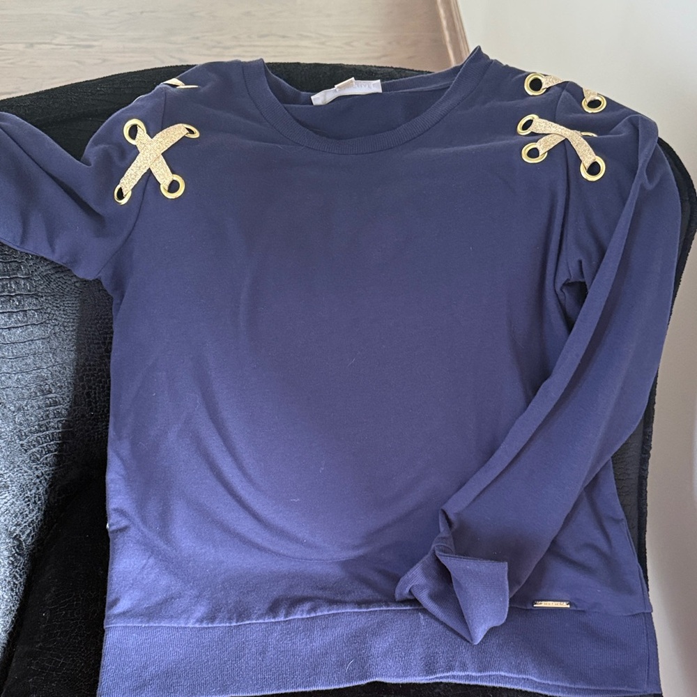 Michael Kors Dark Navy Pullover Sweater